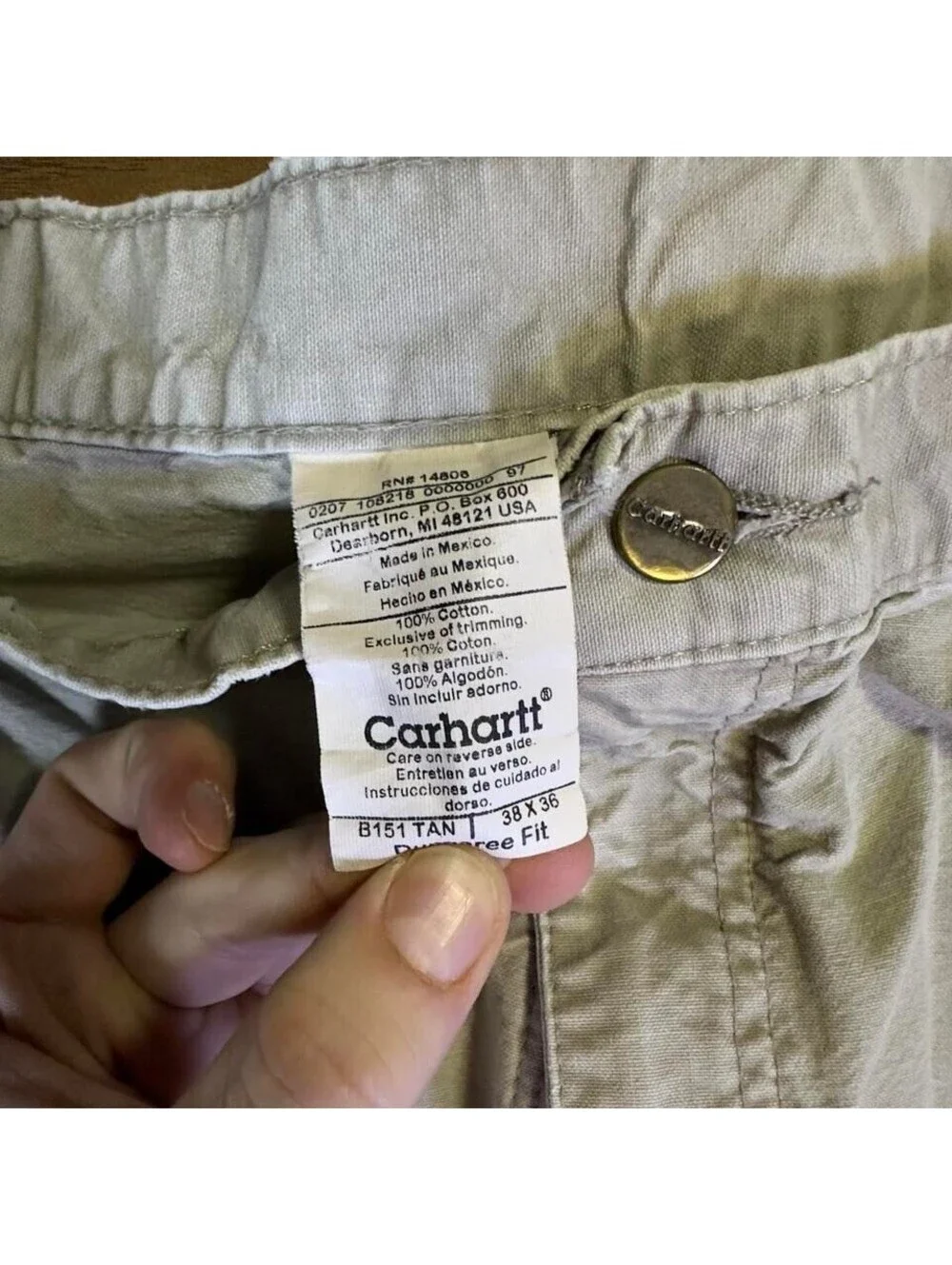 Carhartt b151 carpenter